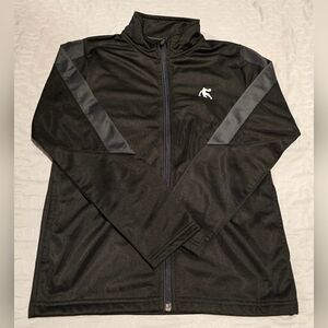 And1 Boys Full Zip Up‎ Athletic Jacket Black & Gray NWOT Size 8 Medium